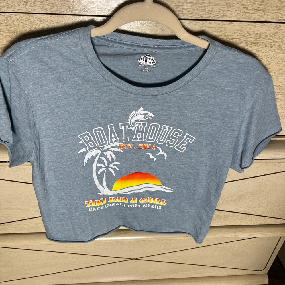 Women's Blue Short Sleeve Tee